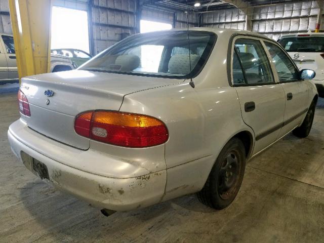 1Y1SK52801Z448931 - 2001 CHEVROLET GEO PRIZM 银色 照片 4