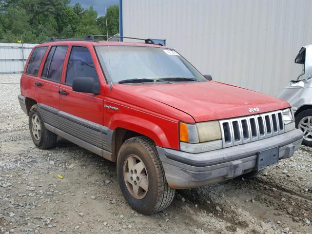 1J4GX58S1PC660662 - 1993 JEEP GRAND CHER RED photo 1