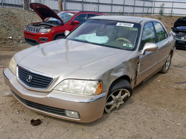 JH4KA9659YC002108 - 2000 ACURA 3.5RL BEIGE photo 2