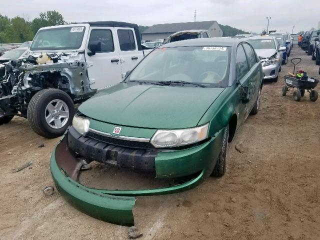 1G8AJ52FX3Z157545 - 2003 SATURN ION LEVEL GREEN photo 2
