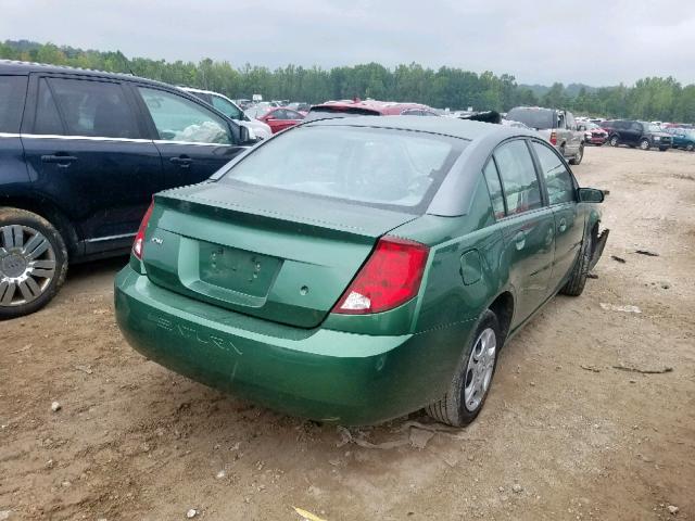 1G8AJ52FX3Z157545 - 2003 SATURN ION LEVEL GREEN photo 4