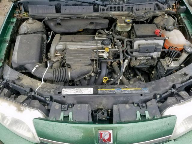 1G8AJ52FX3Z157545 - 2003 SATURN ION LEVEL GREEN photo 7