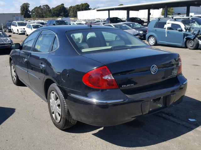 2G4WC582581157782 - 2008 BUICK LACROSSE C BLACK photo 3