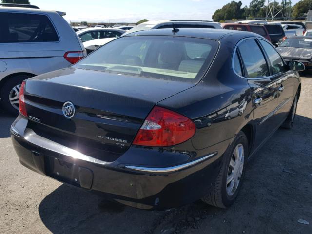 2G4WC582581157782 - 2008 BUICK LACROSSE C BLACK photo 4