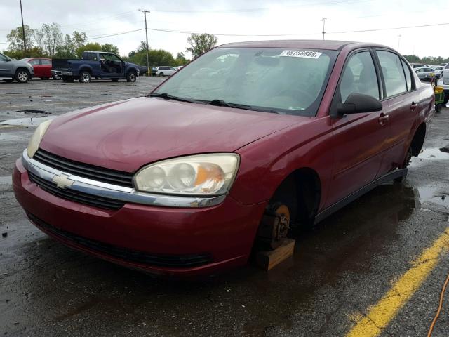 1G1ZT52874F136846 - 2004 CHEVROLET MALIBU LS წითელი ფოტო 2