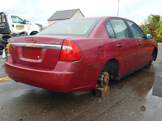 1G1ZT52874F136846 - 2004 CHEVROLET MALIBU LS წითელი ფოტო 4