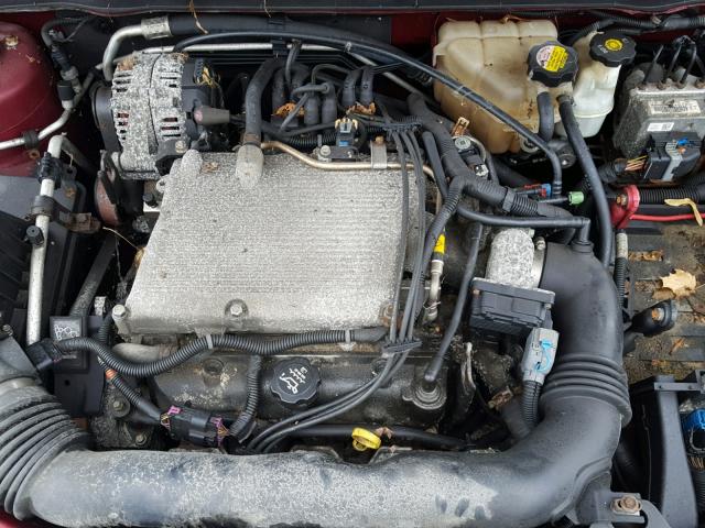 1G1ZT52874F136846 - 2004 CHEVROLET MALIBU LS წითელი ფოტო 7