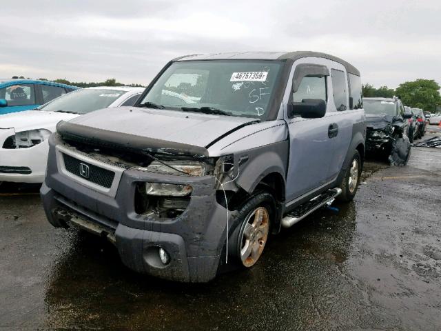 5J6YH28573L012442 - 2003 HONDA ELEMENT EX GRAY photo 2