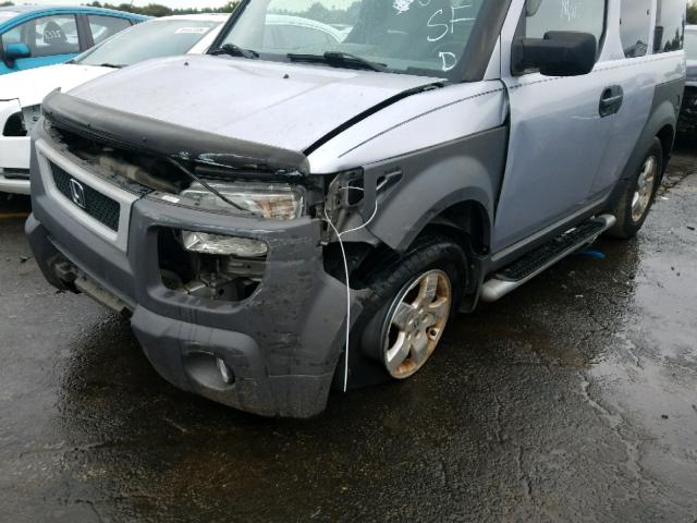 5J6YH28573L012442 - 2003 HONDA ELEMENT EX GRAY photo 9