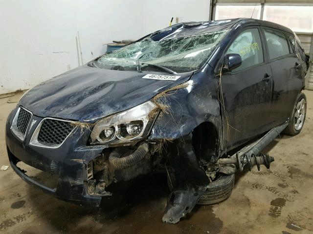 5Y2SP6E85AZ409940 - 2010 PONTIAC VIBE BLUE photo 9