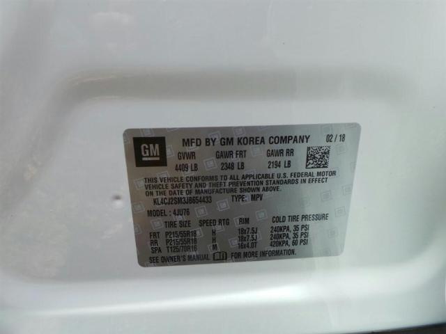 KL4CJ2SM3JB654433 - 2018 BUICK ENCORE SPO WHITE photo 6