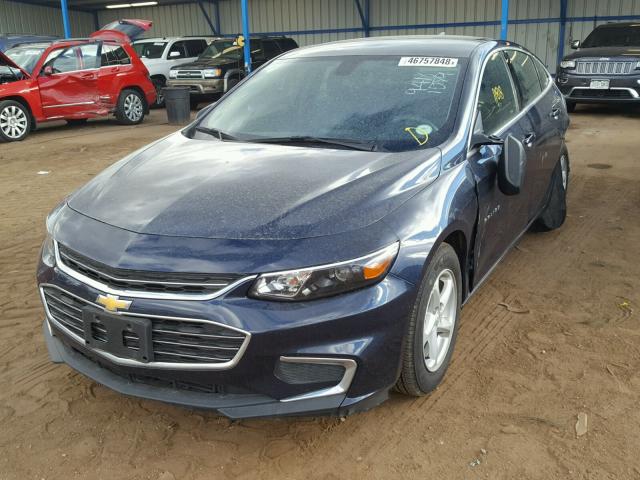 1G1ZB5ST1HF221579 - 2017 CHEVROLET MALIBU LS 蓝色 照片 2