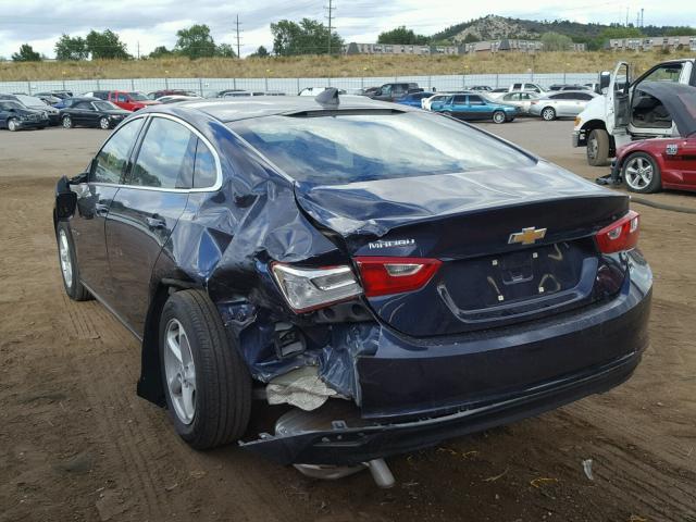 1G1ZB5ST1HF221579 - 2017 CHEVROLET MALIBU LS 蓝色 照片 3