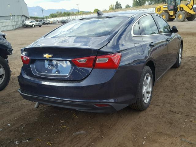 1G1ZB5ST1HF221579 - 2017 CHEVROLET MALIBU LS 蓝色 照片 4