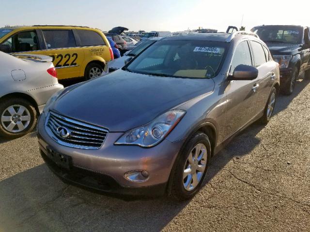 JNKAJ09F88M357860 - 2008 INFINITI EX35 BASE SILVER photo 2