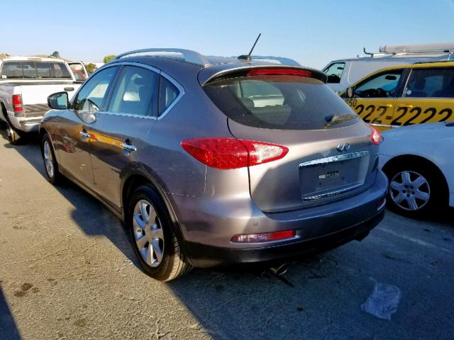 JNKAJ09F88M357860 - 2008 INFINITI EX35 BASE SILVER photo 3