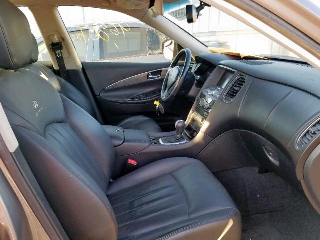 JNKAJ09F88M357860 - 2008 INFINITI EX35 BASE SILVER photo 5