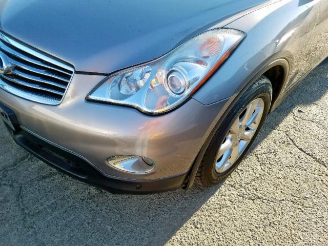 JNKAJ09F88M357860 - 2008 INFINITI EX35 BASE SILVER photo 9