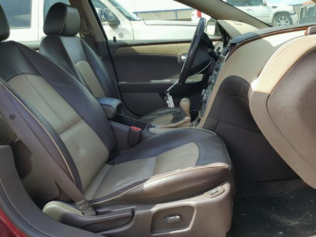 1G1ZK57768F206118 - 2008 CHEVROLET MALIBU LTZ მუქწითელი ფოტო 5