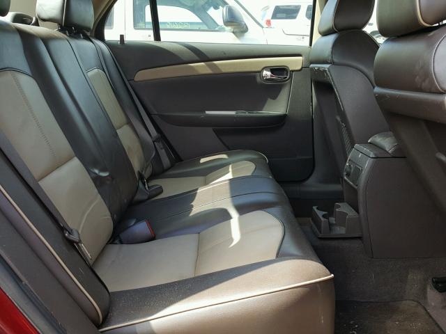 1G1ZK57768F206118 - 2008 CHEVROLET MALIBU LTZ მუქწითელი ფოტო 6