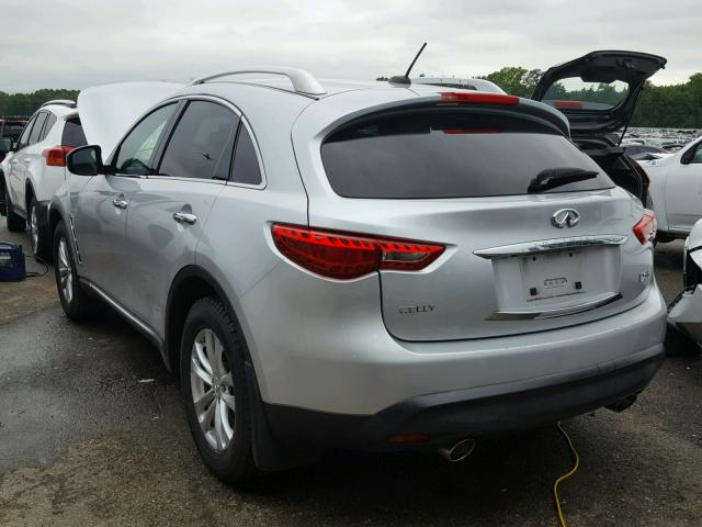 JN8AS1MW1AM850737 - 2010 INFINITI FX35 SILVER photo 3