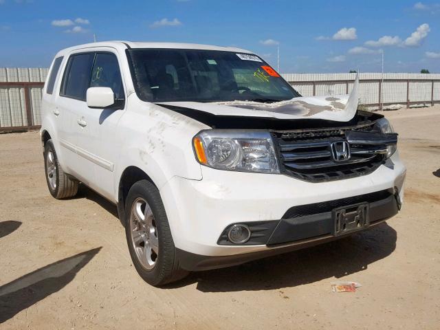 5FNYF3H77CB044121 - 2012 HONDA PILOT EXLN WHITE photo 1