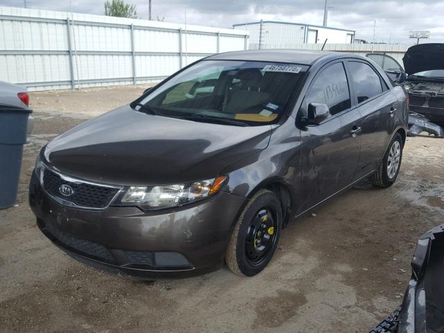 KNAFU4A29C5513466 - 2012 KIA FORTE EX GRAY photo 2