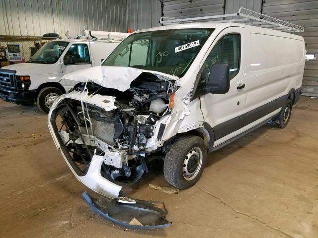 1FTSW22G5FKA27078 - 2015 FORD TRANSIT WHITE photo 2