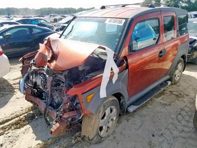 5J6YH28685L018620 - 2005 HONDA ELEMENT EX ORANGE photo 2