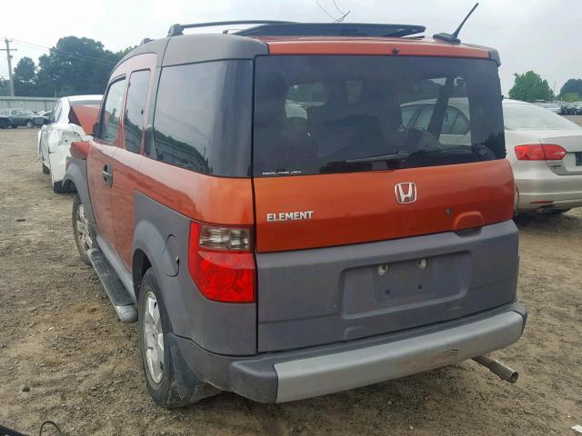 5J6YH28685L018620 - 2005 HONDA ELEMENT EX ORANGE photo 3