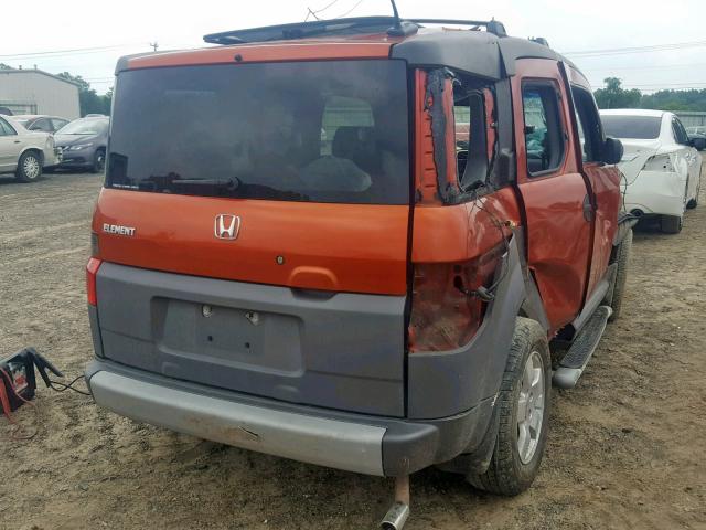 5J6YH28685L018620 - 2005 HONDA ELEMENT EX ORANGE photo 4