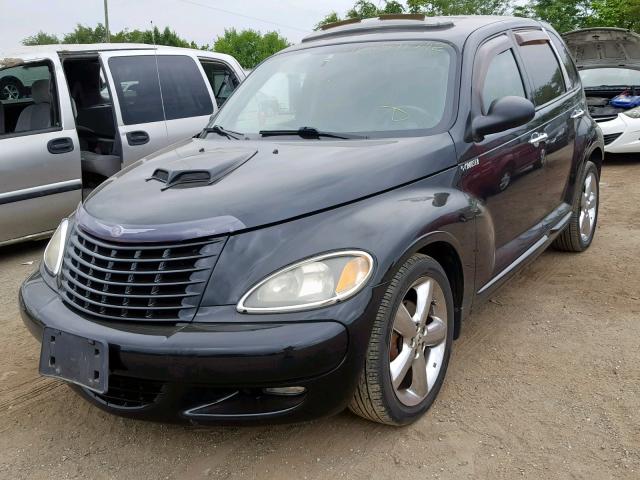 3C8FY78G34T216476 - 2004 CHRYSLER PT CRUISER BLACK photo 2