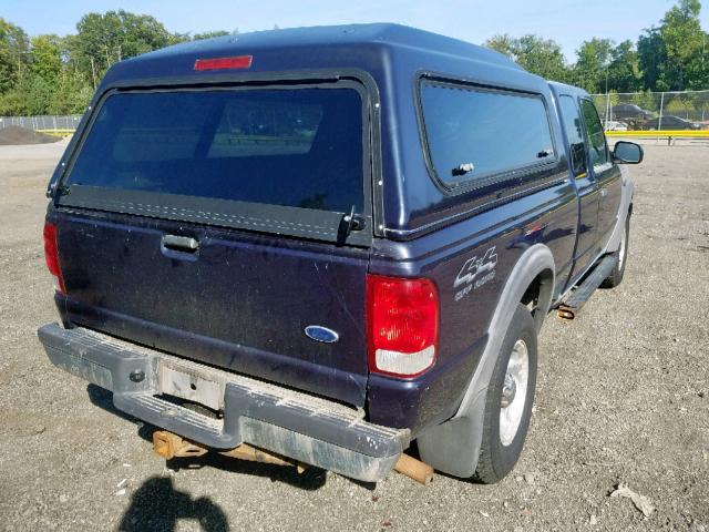 1FTZR45E73PA05927 - 2003 FORD RANGER SUP BLUE photo 4