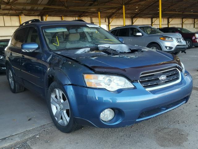 4S4BP63C474307361 - 2007 SUBARU LEGACY OUT BLUE photo 1