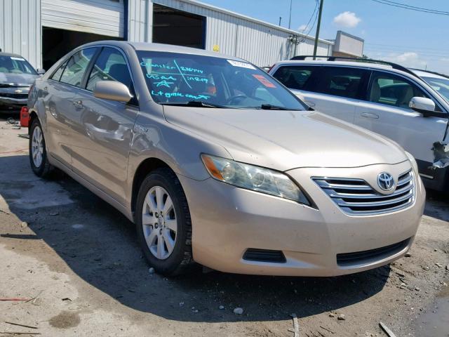 4T1BB46K79U074570 - 2009 TOYOTA CAMRY HYBR GOLD photo 1