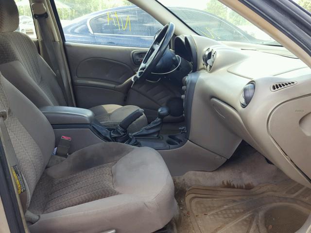 1G2NF52E54M601045 - 2004 PONTIAC GRAND AM S TAN photo 5