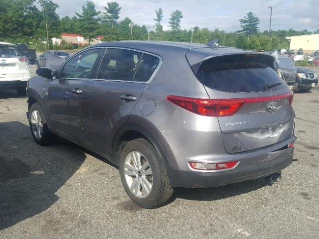 KNDPMCACXH7261362 - 2017 KIA SPORTAGE L GRAY photo 3