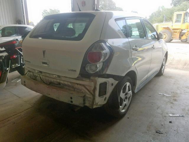 5Y2SP67819Z415596 - 2009 PONTIAC VIBE WHITE photo 4