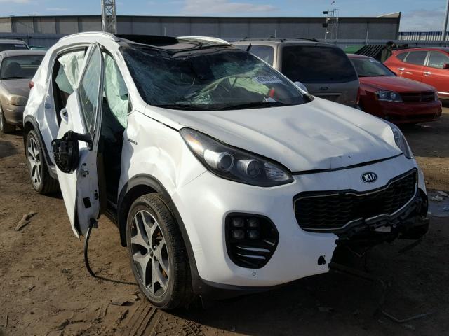 KNDPRCA63H7131712 - 2017 KIA SPORTAGE S WHITE photo 1