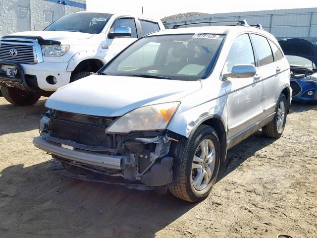 JHLRE4H77BC026388 - 2011 HONDA CR-V EXL SILVER photo 2