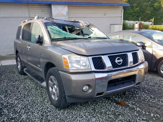 5N1BA08A47N722485 - 2007 NISSAN ARMADA SE GRAY photo 1