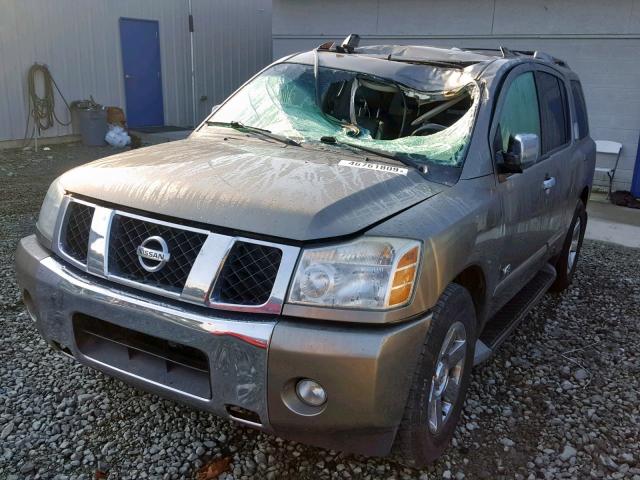 5N1BA08A47N722485 - 2007 NISSAN ARMADA SE GRAY photo 2