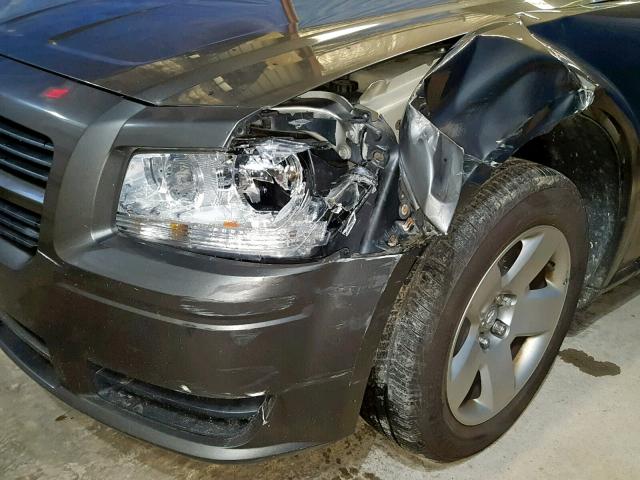 2D4FV47TX8H223420 - 2008 DODGE MAGNUM CHARCOAL photo 9