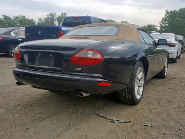 SAJJA42C2YNA08605 - 2000 JAGUAR XK8 BLACK photo 4