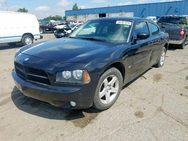 2B3CA3CV3AH286816 - 2010 DODGE CHARGER SX BLACK photo 2