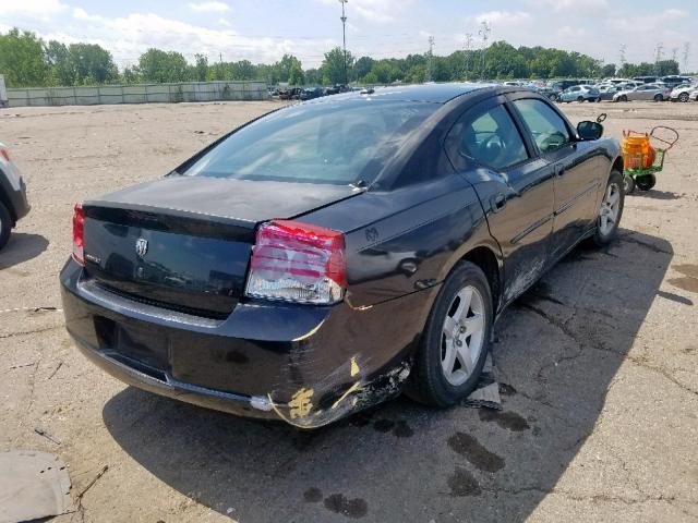 2B3CA3CV3AH286816 - 2010 DODGE CHARGER SX BLACK photo 4