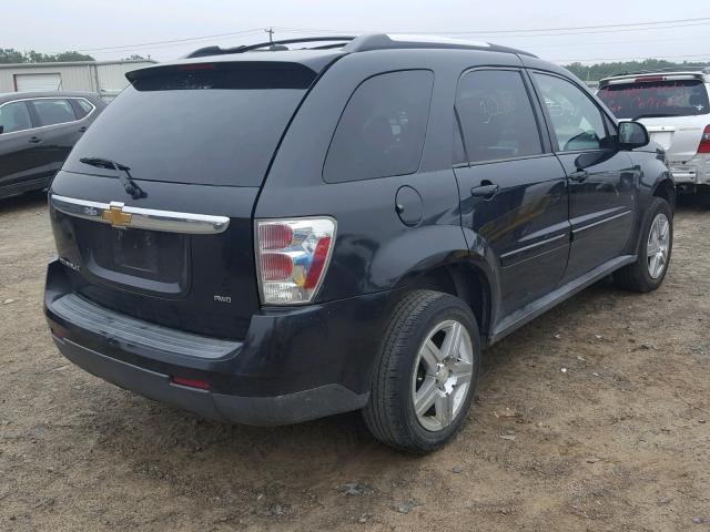 2CNDL63F896252154 - 2009 CHEVROLET EQUINOX LT BLACK photo 4