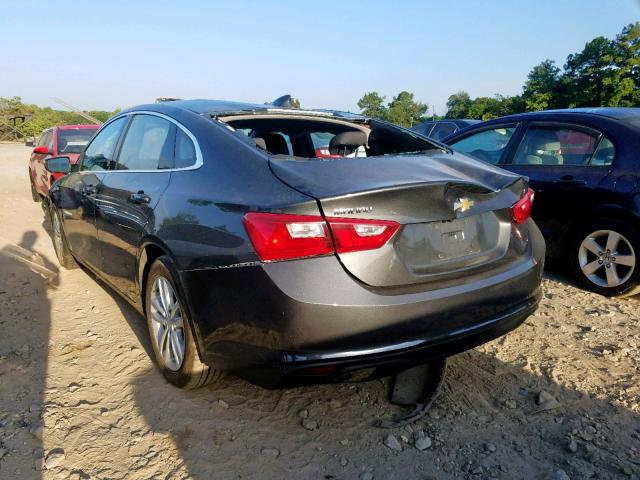 1G1ZD5ST7JF124001 - 2018 CHEVROLET MALIBU LT GRAY photo 3