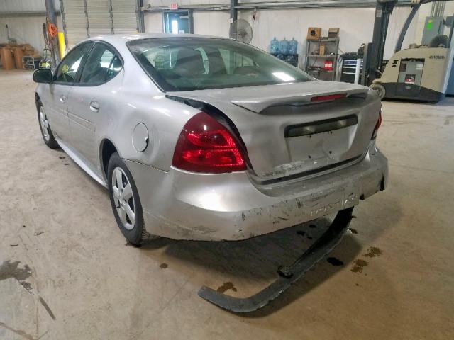 2G2WP552461284635 - 2006 PONTIAC GRAND PRIX SILVER photo 3