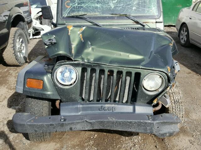 1J4FY19S0VP490400 - 1997 JEEP WRANGLER / GREEN photo 9